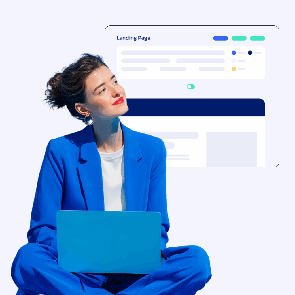 Créer LP marketing image header